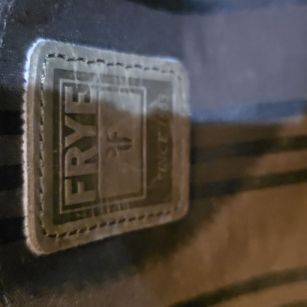 FRYE AND CO. Olive Leather Satchel - Picture 6 of 9